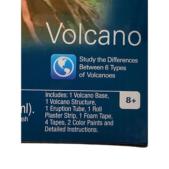 Smithsonian STEM Earth Science Build & Erupt a Volcano Kit Ages 8+ NWT 51851 - Picture 4 of 4